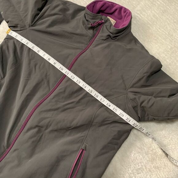 Duluth Trading Full Zip Womens Gray Zip Up Nylon Jacket Lined Size Large - Picture 5 of 6
